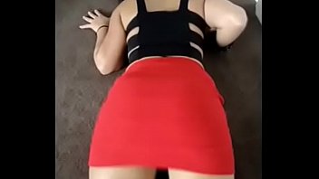 tight red skirt